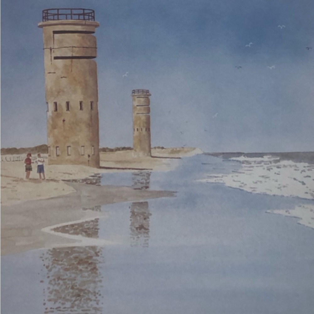 Larry S. Anderson.             “Sentinels of the Sea” 2005 Art Print